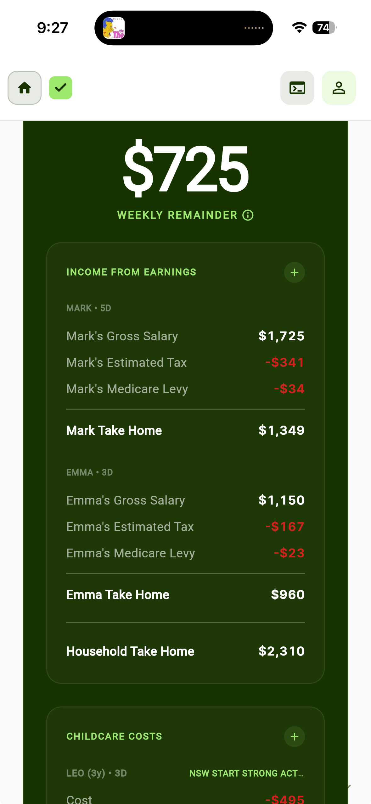 entitlemate calculations